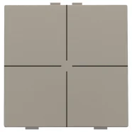 Must-Have Niko 123-51004 Viervoudige drukknop Bronze
