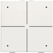Merkproduct Niko 101-52204 Viervoudige drukknop met leds en comfortsensoren voor Niko Home Control White