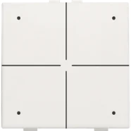 Niko 154-52204 Viervoudige drukknop met leds en comfortsensoren voor Niko Home Control White coated Exclusieve Aanbieding