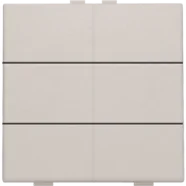 Niko 102-51006 Zesvoudige drukknop voor Niko Home Control Light grey Premium