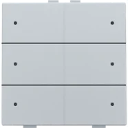 Niko 121-52206 Zesvoudige drukknop met leds en comfortsensoren voor Niko Home Control Sterling Bestel Nu