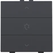 Niko 122-51043 Enkelvoudige dimbediening voor Niko Home Control Anthracite Rechtstreeks Van De Fabrikant