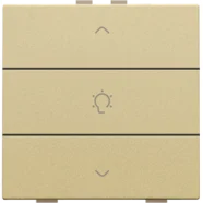 Niko 221-51043 Enkelvoudige dimbediening voor Niko Home Control Alu gold coated Hete Deal