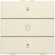 Niko 100-52043 Enkelvoudige dimbediening met leds voor Niko Home Control Cream Bestseller