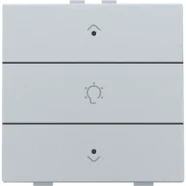 Niko 121-52043 Enkelvoudige dimbediening met leds voor Niko Home Control Sterling Tijdelijk Beschikbaar
