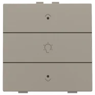 Tijdelijk Beschikbaar Niko 123-52043 Enkelvoudige dimbediening met leds Bronze