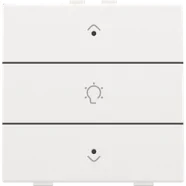 Niko 154-52043 Enkelvoudige dimbediening met leds voor Niko Home Control White coated Dagaanbieding