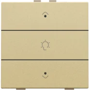 Niko 221-52043 Enkelvoudige dimbediening met leds voor Niko Home Control Alu gold coated Superprijs