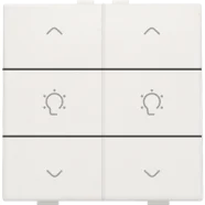 Rechtstreeks Van De Fabrikant Niko 101-51046 Tweevoudige dimbediening voor Niko Home Control White