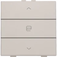 Niko 102-51033 Enkelvoudige motorsturingsbediening voor Niko Home Control, Light grey Laatste Kans