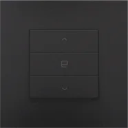 Rechtstreeks Van De Fabrikant Niko 200-51033 Enkelvoudige motorsturingsbediening voor Niko Home Control, Bakelite piano black coated