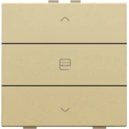 Superprijs Niko 221-51033 Enkelvoudige motorsturingsbediening voor Niko Home Control Alu gold coated