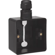 Niko 761-84151 Spuitwaterdichte opbouwdoos met één M20-ingang met wartel voor één functie Zwart Exclusieve Aanbieding