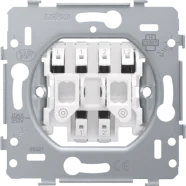 Must-Have Niko 170-75015 Tweevoudige drukknop N.O. of N.G. 10 A/250 Vac Insteekklemmen