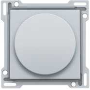 Niko 121-31000 afwerkingsset voor draaiknopdimmer of snelheidsregelaar, Sterling Gecertificeerd