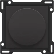Niko 200-31000 Afwerkingsset voor draaiknopdimmer of snelheidsregelaar, Bakelite piano black coated Nu Kopen