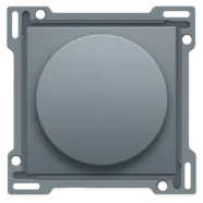 Niko 220-31000 Afwerkingsset voor draaiknopdimmer of snelheidsregelaar, Alu grey coated Premium