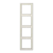 Jung LS 984 W LS 990 Afdekraam voor horizontale en verticale combinatie 4-voudig Wit Gereduceerde Prijs