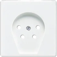 Jung LS 961 TF WW Afdekking voor 4-polige PTT-contactdoos Alpine wit Beperkte Voorraad