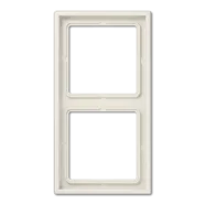 Meest Verkocht Jung LS 982 W LS 990 Afdekraam voor horizontale en verticale combinatie 2-voudig Wit