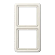 Jung CD 582 WU W Afdekraam voor horizontale en verticale combinatie 2-voudig Wit Exclusieve Aanbieding