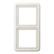 Jung CD 582 W Afdekraam voor horizontale en verticale combinatie 2-voudig Wit Flitsaanbieding