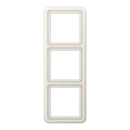 Jung CD 583 W Afdekraam voor horizontale en verticale combinatie 3-voudig Wit Voordeelprijs