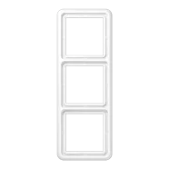 Merkproduct Jung CD 583 WW Afdekraam voor horizontale en verticale combinatie 3-voudig Alpine wit