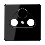 Jung CD 561 SAT SW Afdekking voor TV-FM aansluitdoos Zwart Must-Have