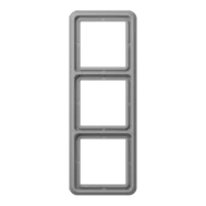 Jung CD 583 GR Afdekraam voor horizontale en verticale combinatie 3-voudig Grijs Flitsaanbieding