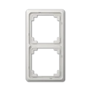 Nieuw Jung CDP 582 LG Afdekraam voor horizontale en verticale combinatie 2-voudig Lichtgrijs