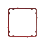 Jung CDP 81 RTM Applicatie-raam voor installatie in afdekramen Rood-metallic Fabrieksprijs