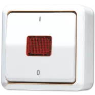 Must-Have Jung 602 KOA WW Wipcontroleschakelaar 10 AX 250 V Alpine wit