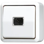 Jung 631 A WW Impulsdrukker 10 AX 250 V, zonder symbool, Alpine wit Gereduceerde Prijs