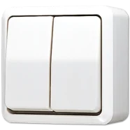Jung 605 A WW Wipschakelaar 10 AX 250 V Serie Alpine wit Finale Uitverkoop