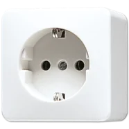 Jung 620 A WW Wandcontactdoos met beschermingscontact 16 A 250 V 1-voudig Alpine wit Rechtstreeks Van De Fabrikant