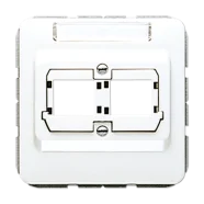 Weekendaanbieding Jung CD 569-21 ACS WW Afdekking met tekstvenster voor modular jack Richle + De-Massari Alpine wit