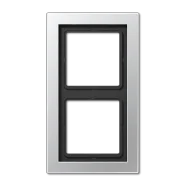 Jung ALD 2982 LS Design Afdekraam 2-voudig Aluminium Laatste Versie
