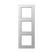 Jung AC 583 AL A Creation Afdekraam 3-voudig Aluminium Gecertificeerd