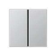 Jung A 401 TSA AL Tasterset 1-voudig compleet Aluminium Beperkt Aanbod