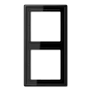 Jung LS 982 SW LS 990 Afdekraam voor horizontale en verticale combinatie 2-voudig Zwart Goedkoop