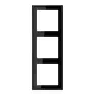 Speciale Aanbieding Jung LS 983 SW LS 990 Afdekraam voor horizontale en verticale combinatie 3-voudig Zwart