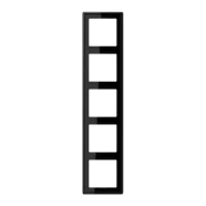 Jung LS 985 SW LS 990 Afdekraam voor horizontale en verticale combinatie 5-voudig Zwart Dagaanbieding