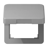 Jung CD 590 BFKL GR Klapdeksel voor contactdozen en apparaten met afdekking Grijs Exclusieve Aanbieding