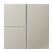 Jung ES 2403 TSA Tasterset 3-voudig compleet Edelstaal Express Levering