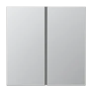 Jung AL 2402 TSA Tasterset 2-voudig compleet Aluminium Koop Vandaag