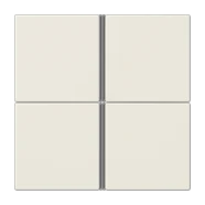 Speciale Aanbieding Jung LS 404 TSA Tasterset 4-voudig compleet Wit