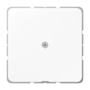 Jung CD 590 A WW Afdekking voor kabelinvoer met trekontlasting Alpine wit Laatste Kans