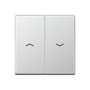 Laatste Versie Jung A 595 P AL Schakelwip voor taster met pijlsymbool BA 2-voudig Aluminium
