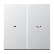 Jung AL 2995 P Schakelwip met pijlsymbolen Aluminium Gecertificeerd